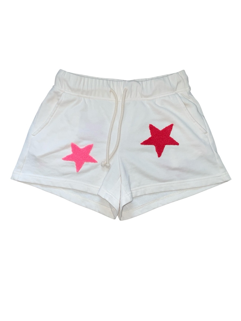 Lou & grey cream star patch shorts